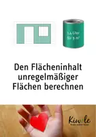 Vorschau - Arbeitsblätter - Wir streichen die Wände! – Flächeninhalt zusammengesetzter Flächen berechnen - Deckblatt