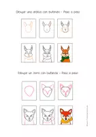 Vista previa - Manualidades / Dibujos para colorear - Elementary Art Winter, Animals in Winter, Ready-to-Use Art Lesson - página 3