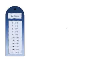 Vorschau - Fördermaterial/Inklusion - 1x1 Fächer (individuell anpassbar) Testversion - Seite 2