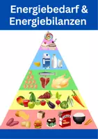 Vorschau - Arbeitsblätter - Ernährungslehre - Energiebedarf & Energiebilanzen – Grundumsatz & Leistungsumsatz - Deckblatt