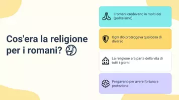 anteprima - Presentazioni / Lavagne - Descrivere il ruolo della religione nella vita quotidiana romana - Pagina 3