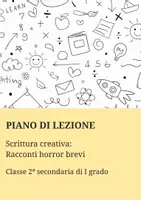 anteprima - Piani di lezione - Sintassi Creativa: Racconti horror brevi - Pagina di copertina