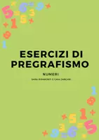 anteprima - Esercizi - schede di esercizi di pregrafismo: alfabeto minuscolo, maiuscolo e numeri - Pagina di copertina