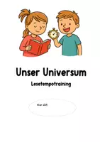 Vorschau - Arbeitsblätter - Blitzlesen. Lesetempotraining: Unser Universum. Wörter & Wortgruppen - Seite 2