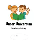 Vorschau - Arbeitsblätter - Blitzlesen. Lesetempotraining: Unser Universum. Wörter & Wortgruppen - Seite 3