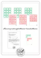 Voorbeeld - Schrijflettermemory - Voorblad