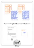 Voorbeeld - Hoofdletter-memory - Voorblad