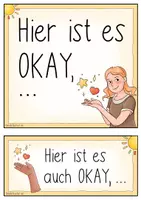 Vorschau - Poster - Hier ist es okay – 45 Mutmacher Sätze fürs Klassenzimmer / Growth Mindset & Klassenlehrer Türdeko - Seite 3