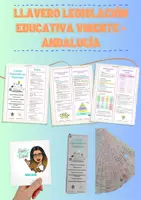 Vista previa - Tarjetas / Manipulativos - Llavero Legislación Educativa Vigente - Andalucía - Portada