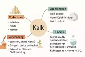 Vorschau - Arbeitsblätter - Arbeitsblätter zum Thema "Kalk" + Lösung & MP3 + Mindmap + Infografik - Seite 2