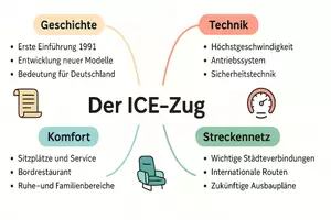 Vorschau - Arbeitsblätter - Arbeitsblätter zum Thema "Der ICE-Zug" + Lösung & MP3 + Mindmap + Infografik - Seite 2