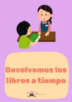Vista previa - Decoración del aula - ¡ Normas para la biblioteca escolar! - página 1