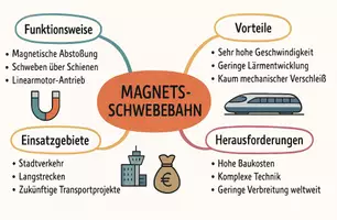 Vorschau - Arbeitsblätter - Arbeitsblätter zum Thema "Magnetschwebebahn" + Lösung & MP3 + Mindmap + Infografik - Seite 2
