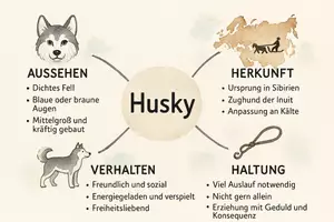 Vorschau - Arbeitsblätter - Arbeitsblätter zum Thema "Husky" + Lösung & MP3 + Mindmap + Infografik - Seite 2
