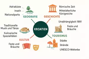 Vorschau - Arbeitsblätter - Arbeitsblätter zum Thema "Kroatien" + Lösung & MP3 + Mindmap + Infografik - Seite 2