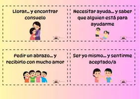 Vista previa - Refuerzo / NEE / Materiales de apoyo - ¡Mi espacio seguro! Tarjetas para trabajar la autoestima - página 3