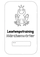 Vorschau - Unterrichtsreihen - Lesetraining. Märchenwörter. Wörter und Wortgruppen. Blitzlesen - Seite 3