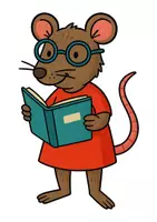 Vorschau - selbst erstellte Cliparts/Grafiken - Mathilda & Mattis. Leseratten als Maskottchen & Tafelschild zur Leseanimation/ Cliparts - Seite 2
