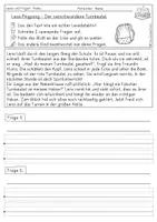 Vorschau - Arbeitsblätter - Der verschwundene Turnbeutel, Lese-Pingpong Freebie zum Testen - Seite 3