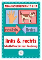 Vorschau - Präsentationen/Tafelbilder - Links oder rechts? Plakate - Deckblatt