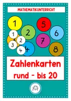 Vorschau - Poster - Zahlenkarten bis 20. rund - Deckblatt