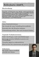 Vorschau - Arbeitsblätter - Franz Kafka: Der Prozess Rollenspiel Sek2 - Seite 2