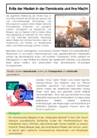 Vorschau - Arbeitsblätter - Medien als vierte Gewalt: Demokratie, Pressefreiheit & Meinungsvielfalt - Seite 2
