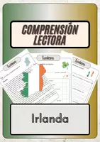 Vista previa - Hojas de trabajo - Comprensión lectora – Irlanda + soluciones - Portada