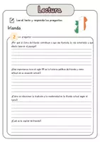 Vista previa - Hojas de trabajo - Comprensión lectora – Irlanda + soluciones - página 3