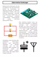 Vorschau - Arbeitsblätter - Elektronische Schaltungen: Reihenschaltung und Parallelschaltung - Seite 1