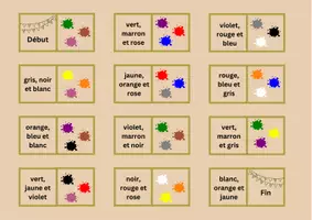 Voorbeeld - Frans: domino - les couleurs - Pagina 3