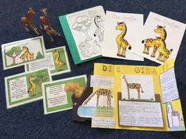 Vorschau - Stundenentwürfe - Tierkartei mit Abschreibheftchen - Sparpaket - Seite 1