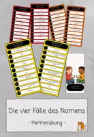 Vorschau - Spiele - Die vier Fälle des Nomens | Partnerübung | Festigung - Deckblatt
