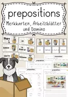 anteprima - Schede informative - Prepositions of place - Pagina di copertina