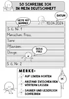 Vorschau - Poster - Hefteintrag - Deutsch (Klasse 1 bis 4) - Seite 2