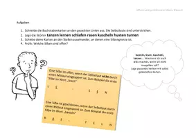 Vorschau - Arbeitsblätter - Homeschooling- Offene und geschlossene Silben 2. Klasse - Seite 2