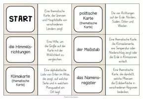 Vorschau - Spiele - KARTENKUNDE - Begriffe Domino - Seite 1