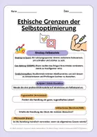 Vorschau - Arbeitsblätter - Ethische Grenzen der Selbstoptimierung – Transhumanismus | Philosophie & Ethik - Seite 1