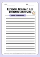 Vorschau - Arbeitsblätter - Ethische Grenzen der Selbstoptimierung – Transhumanismus | Philosophie & Ethik - Seite 2