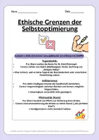 Vorschau - Arbeitsblätter - Ethische Grenzen der Selbstoptimierung – Transhumanismus | Philosophie & Ethik - Seite 3