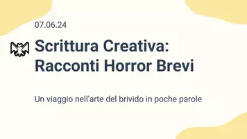 anteprima - Presentazioni / Lavagne - Presentazione: Racconti Horror Brevi - Pagina 1