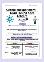 Vorschau - Arbeitsblätter - Gedankenexperiment: KI als Freund oder Lehrer? – Transhumanismus | Philosophie & Ethik - Seite 2