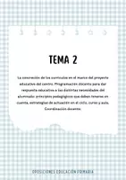 Vista previa - Para docentes: organización, planificación y formación - PORTADAS DE LOS TEMAS DE PRIMARIA - OPOSICIONES - página 2