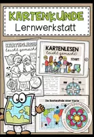 Vorschau - Unterrichtsreihen - KARTENKUNDE - Lernwerkstatt (4.-6. Schulstufe) - Deckblatt