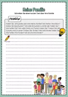 Vorschau - Arbeitsblätter - Meine Familie - Textproduktion (DaF/DaZ und Grundschule) - Seite 3