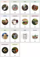 förhandsvisning - Flashcards: Gardening Tools – Trädgårdsredskap (på engelska) - sida 2