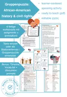 Vorschau - Spiele - Materialpaket: The fight for civil rights and racial equality in the US, mit Fokus auf speaking skills - Seite 1