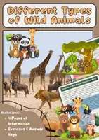 Vorschau - Arbeitsblätter - Wildtiere und ihre Lebensräume auf Englisch - Deckblatt