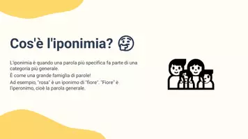 anteprima - Presentazioni / Lavagne - Semantica Italiana: Scoprire l'Iponimia - Pagina 2