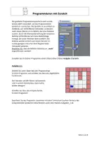 Vorschau - Arbeitsblätter - Java Hamstermodell - Programmieren mit Scratch - Seite 1